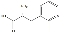 (2R)-2-AMINO-3-(2-METHYLPYRIDIN-3-YL)PROPANOIC ACID 结构式