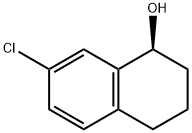 (1S)-7-chloro-1,2,3,4-tetrahydronaphthalen-1-ol 结构式