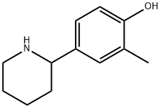 2-METHYL-4-(2-PIPERIDYL)PHENOL 结构式