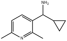 CYCLOPROPYL(2,6-DIMETHYLPYRIDIN-3-YL)METHANAMINE 结构式