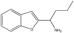 1-(苯并呋喃-2-基)丁烷-1-胺 结构式