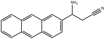 3-AMINO-3-(2-ANTHRYL)PROPANENITRILE 结构式