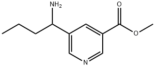 METHYL 5-(AMINOBUTYL)PYRIDINE-3-CARBOXYLATE 结构式