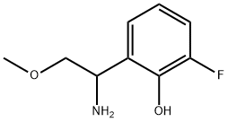 2-(1-AMINO-2-METHOXYETHYL)-6-FLUOROPHENOL 结构式