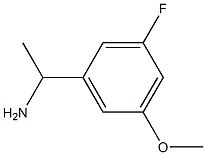 1-(3-氟-5-甲氧基苯基)乙-1-胺 结构式