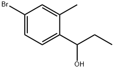 1-(4-bromo-2-methylphenyl)propan-1-ol 结构式