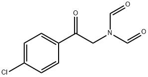 Formamide, N-[2-(4-chlorophenyl)-2-oxoethyl]-N-formyl- 结构式