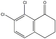 7,8-dichloro-3,4-dihydronaphthalen-1(2H)-one 结构式