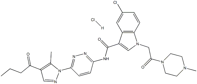 SAR 216471 HYDROCHLORIDE 结构式