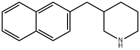 Piperidine, 3-(2-naphthalenylmethyl)- 结构式