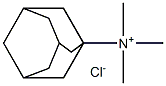 Tricyclo[3.3.1.13,7]decan-1-aminium, N,N,N-trimethyl-, chloride (1:1) 结构式