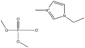 1-乙基-3-甲基咪唑磷酸二甲酯盐 结构式