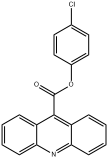 4-chlorophenyl acridine-9-carboxylate 结构式