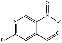 2-溴-5-硝基异烟醛 结构式
