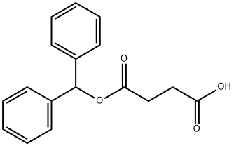 4-(二苯甲氧基)-4-氧代丁酸 结构式