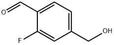 2-氟-4-羟甲基苯甲醛 结构式