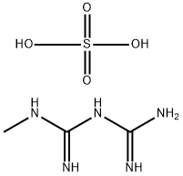 二甲双胍EP杂质E(硫酸盐) 结构式