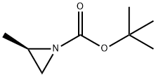 (R)-2-甲基氮丙啶-1-羧酸叔丁酯 结构式