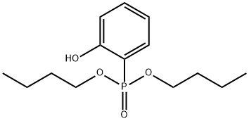 二丁基2-羟基苯基膦酸酯 结构式