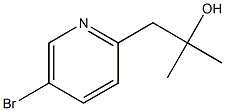 1-(5-bromopyridin-2-yl)-2-methylpropan-2-ol 结构式