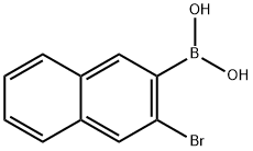 3-溴-2-硼酸萘 结构式