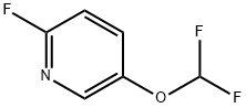 5-(二氟甲氧基)-2-氟吡啶 结构式