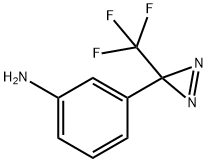 3-(3-(三氟甲基)-3H-二AZIRIN-3-基)苯胺 结构式