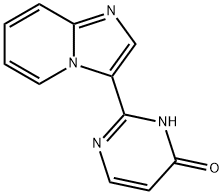 4(3H)-PyriMidinone, 2-iMidazo[1,2-a]pyridin-3-yl- 结构式