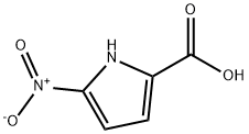 5-硝基-1H-吡咯-2-羧酸 结构式