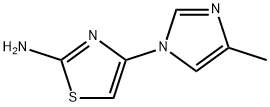 2-Amino-4-(4-methylimidazol-1-yl)thiazole 结构式