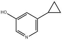 5-环丙基吡啶-3-醇 结构式