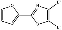 4,5-Dibromo-2-(2-furyl)thiazole 结构式