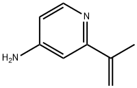 4-氨基-2-(异丙烯基)吡啶 结构式