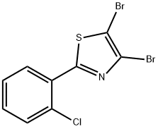 4,5-Dibromo-2-(2-chlorophenyl)thiazole 结构式