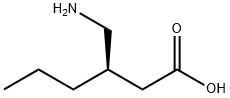 (R)-3-(胺甲基)-己酸 结构式