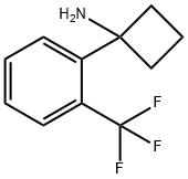 1-(2-三氟甲基苯基)环丁胺 结构式