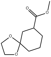 1,4-Dioxaspiro[4.5]decane-7-carboxylic acid, methyl ester 结构式