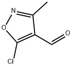 5-氯-3-甲基异噁唑-4-甲醛 结构式