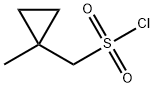(1-甲基环丙基)甲磺酰氯化 结构式