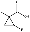 2-fluoro-1-methylcyclopropane-1-carboxylic acid 结构式