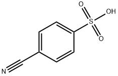 Benzenesulfonic acid, 4-cyano- 结构式