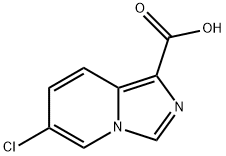 6-chloroimidazo[1,5-a]pyridine-1-carboxylic acid 结构式