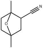 1,4-二甲基-7-氧杂双环[2.2.1]庚烷-2-甲腈 结构式