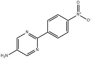 2-(4-硝基苯基)-5-氨基嘧啶 结构式