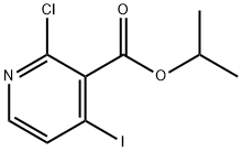 2-氯-4-碘-3-吡啶羧酸1-甲基乙基酯 结构式