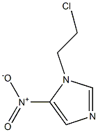 1-(2-chloroethyl)-5-nitro-1H-imidazole 结构式