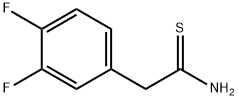 2-(2,4-二氟苯基)硫代乙酰胺 结构式
