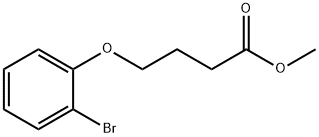 4-(2-bromophenoxy)-butyric acid methyl ester 结构式
