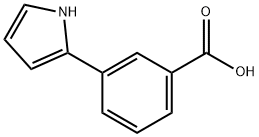 3-(1H-吡咯-2-基)苯甲酸 结构式