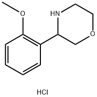 3-(2-METHOXYPHENYL)MORPHOLINE HYDROCHLORIDE 结构式